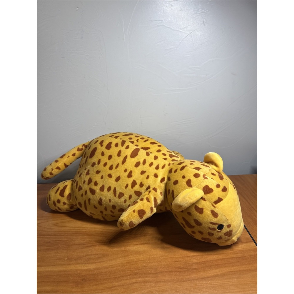 Pillowfort Weighted Plush Cheetah Jungle Cat Stuffed Animal Throw Pillow Toy 20"
